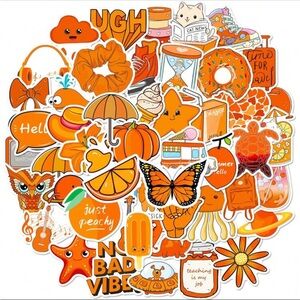 Orange Sticker Pack for Home Design (50 pack)